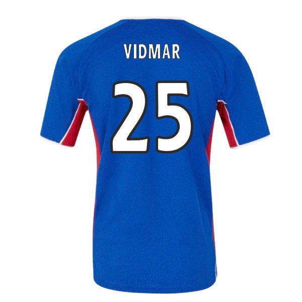 2001-2002 Rangers Retro Home Shirt (Vidmar 25)-PitchVibe Kits